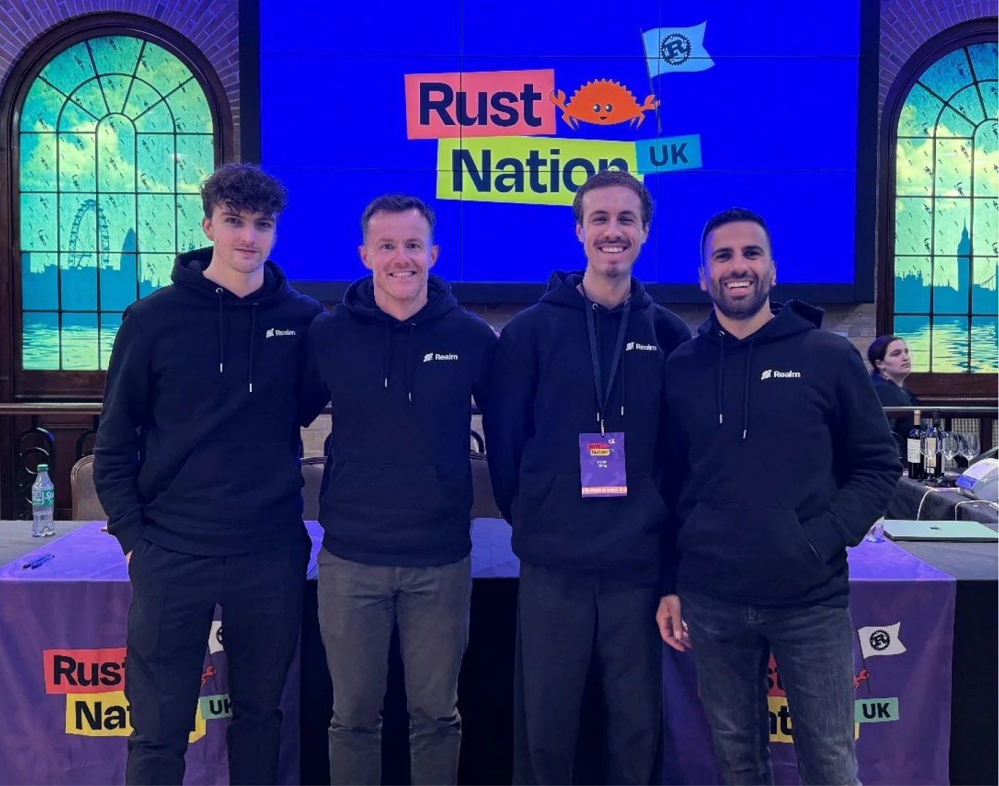 Rust Nation UK event signage